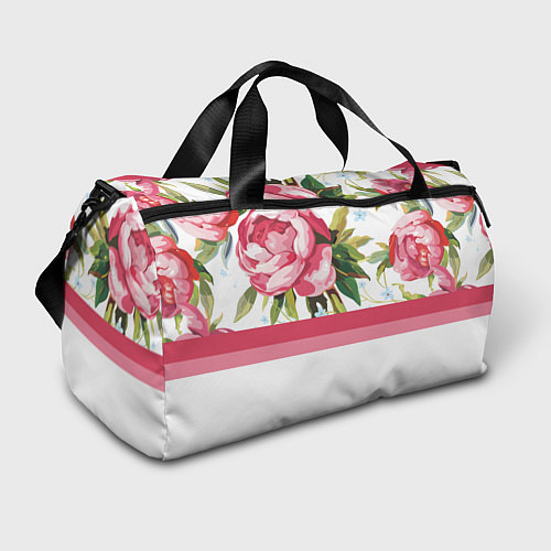 Спортивная сумка Нежные Розы / 3D-принт – фото 1