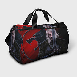 Сумки спортивные Ведьмак Геральт, цвет: 3D-принт