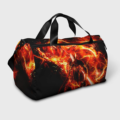 Спортивная сумка Данте в огне / 3D-принт – фото 1