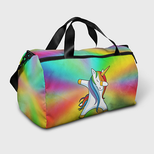 Спортивная сумка Крутой единорог / 3D-принт – фото 1