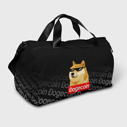 Спортивная сумка DOGECOIN DOGE ДОГИКОИН / 3D-принт – фото 1