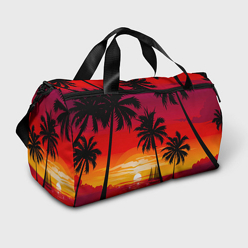 Спортивная сумка Гавайский закат / 3D-принт – фото 1