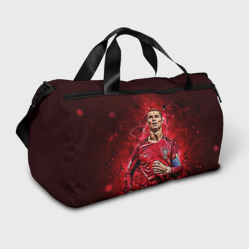 Спортивная сумка Cristiano Ronaldo Portugal / 3D-принт – фото 1