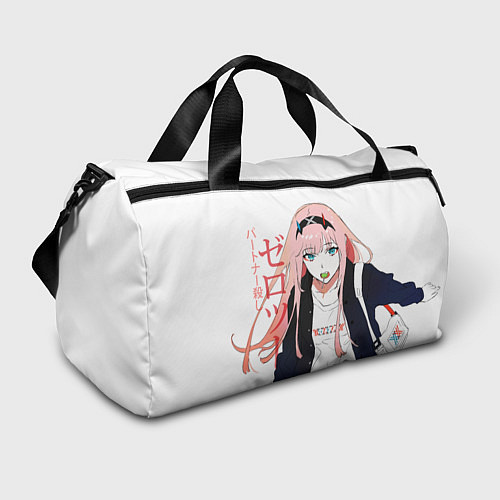 Спортивная сумка Zero Two, Darling in the Franx / 3D-принт – фото 1