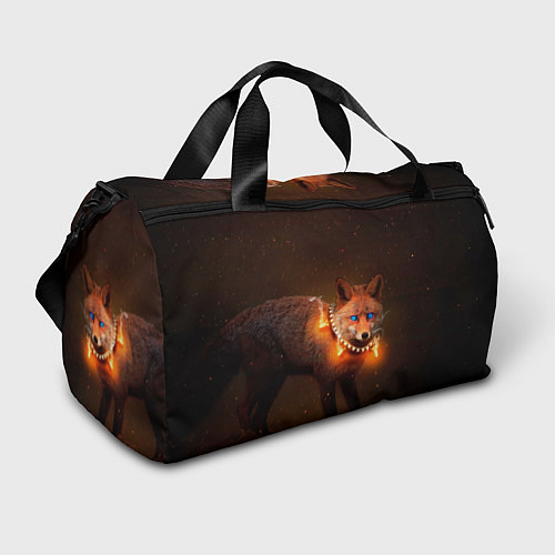 Спортивная сумка Лисица с гирляндой / 3D-принт – фото 1