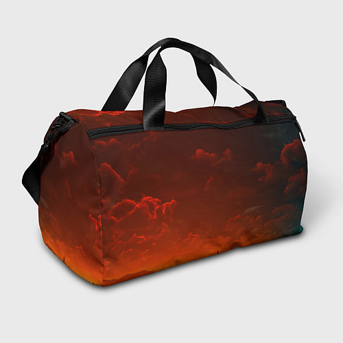 Спортивная сумка Кровавый закат / 3D-принт – фото 1