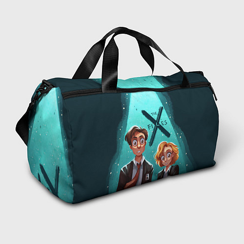Спортивная сумка Fox Mulder and Dana Scully / 3D-принт – фото 1