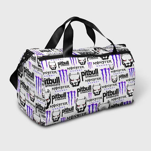 Спортивная сумка PITBULL SYNDICATE X MONSTER / 3D-принт – фото 1