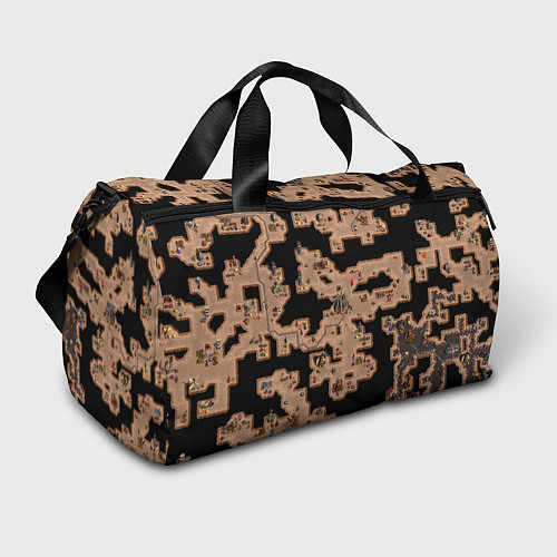 Спортивная сумка Heroes III Dungeon Map / 3D-принт – фото 1