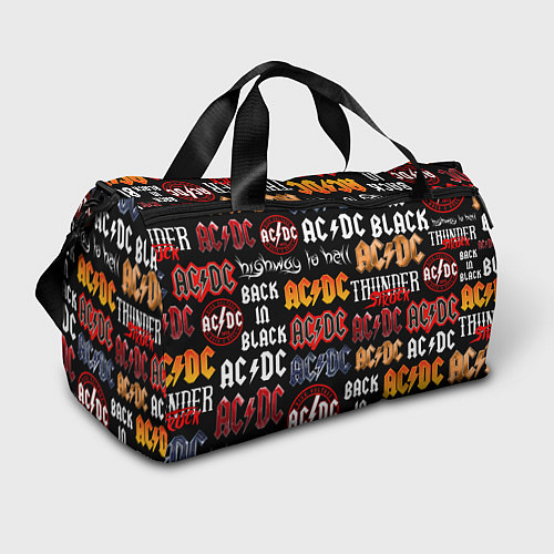 Спортивная сумка AC DC LOGOBOMBING / 3D-принт – фото 1