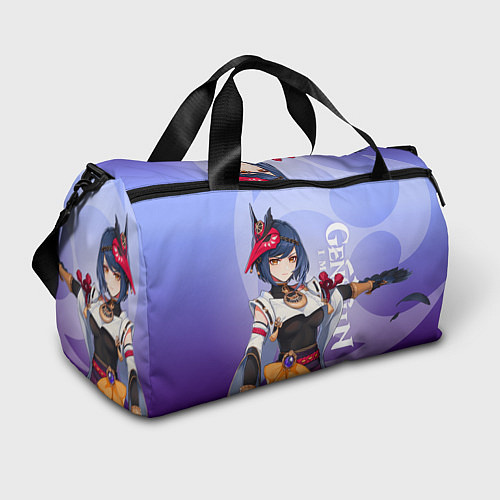 Спортивная сумка Genshin Impact, Сара / 3D-принт – фото 1