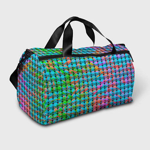 Спортивная сумка POP IT Взрыв Красок / 3D-принт – фото 1