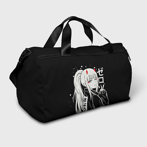 Спортивная сумка Zero Two, Darling in the Franx / 3D-принт – фото 1