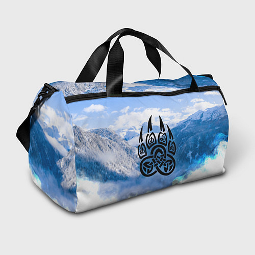 Спортивная сумка Печать Велеса Волчья лапа / 3D-принт – фото 1