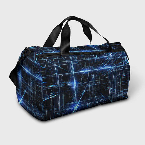 Спортивная сумка Линии неона / 3D-принт – фото 1