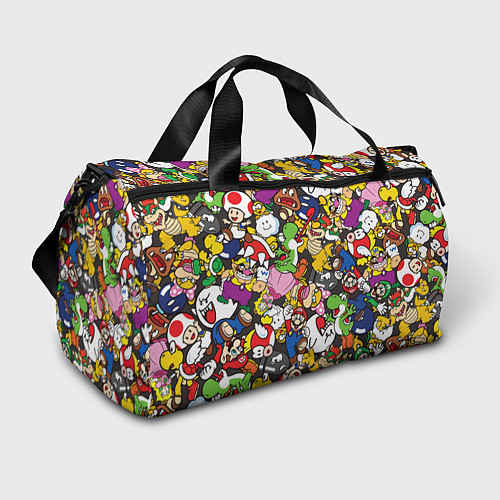 Спортивная сумка Mario ALLSTARS / 3D-принт – фото 1