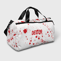 Сумки спортивные Dexter logo Декстер брызги крови, цвет: 3D-принт