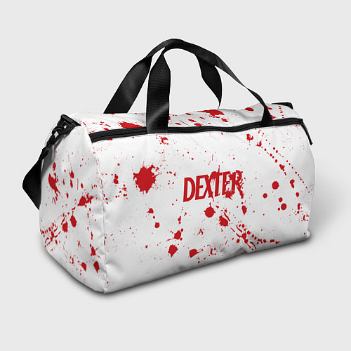 Спортивная сумка Dexter logo Декстер брызги крови / 3D-принт – фото 1