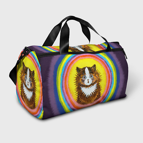 Спортивная сумка Радужный кот Луиса Уэйна / 3D-принт – фото 1