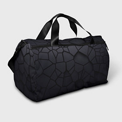 Спортивная сумка Карбоновые 3D плиты 3Д плиты геометрия