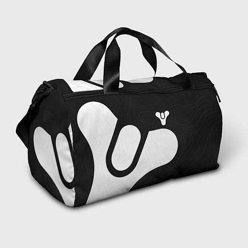 Спортивная сумка DESTINY 2 LOGO WHITE / 3D-принт – фото 1