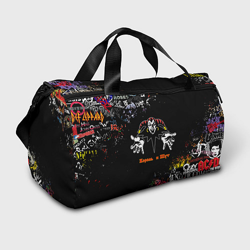 Спортивная сумка Лого рок групп / 3D-принт – фото 1