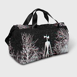 Спортивная сумка СИРЕНОГОЛОВЫЙ ГЛИТЧ ЛЕС, КОСМОС