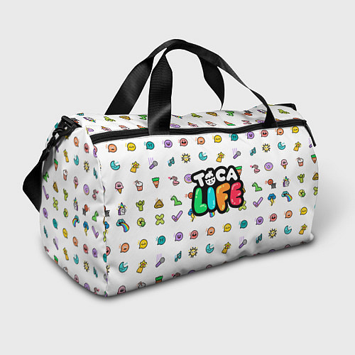 Спортивная сумка Логотип Toca Boca Тока Бока / 3D-принт – фото 1