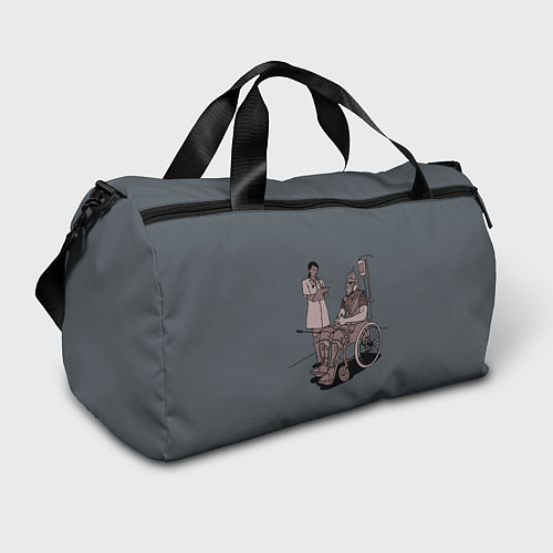 Спортивная сумка Стрела в колено / 3D-принт – фото 1