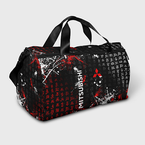 Спортивная сумка Японские символы Митсубиси / 3D-принт – фото 1