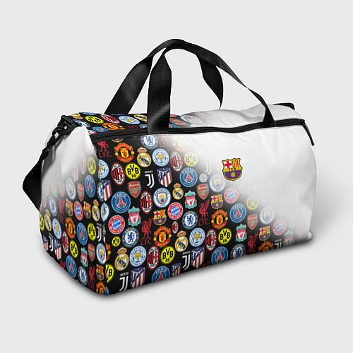Спортивная сумка FC BARCELONA LOGOBOMBING / 3D-принт – фото 1