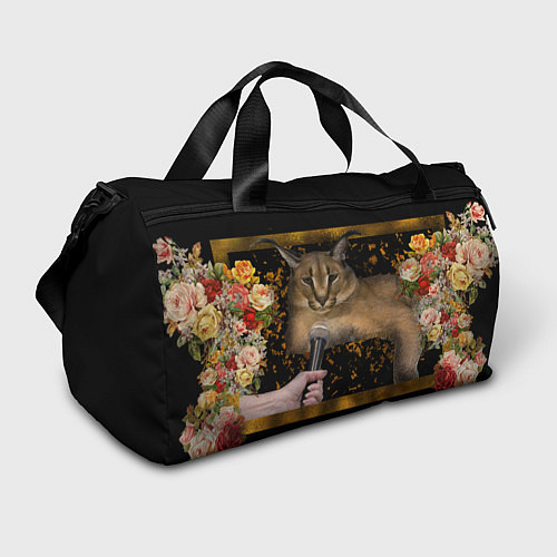 Спортивная сумка BIG FLOPPA - РУССКИЙ ШЛЁПА / 3D-принт – фото 1