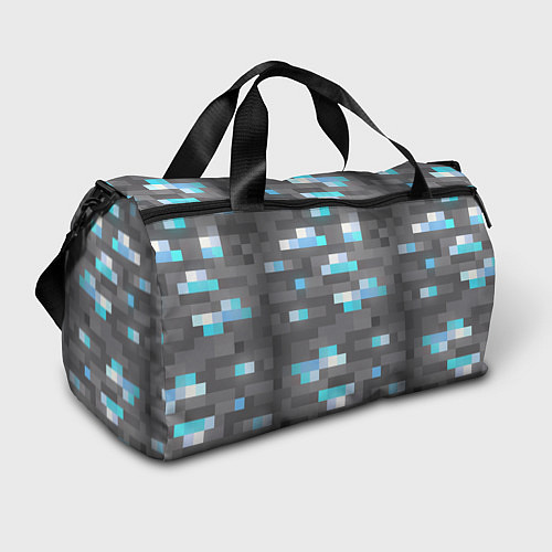 Спортивная сумка АЛМАЗНАЯ РУДА DIAMOND ORE MINCRAFT / 3D-принт – фото 1