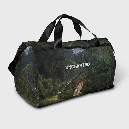 Спортивная сумка Uncharted На картах не значится / 3D-принт – фото 1