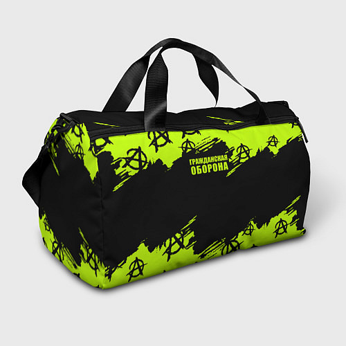 Спортивная сумка Гражданская оборона: Green / 3D-принт – фото 1