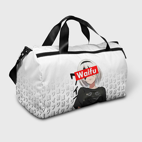 Спортивная сумка Waifu - 2B Nier / 3D-принт – фото 1