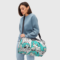 Сумки спортивные Hatsune Miku Vocaloid, цвет: 3D-принт — фото 2