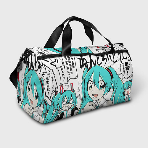 Спортивная сумка Hatsune Miku Vocaloid / 3D-принт – фото 1