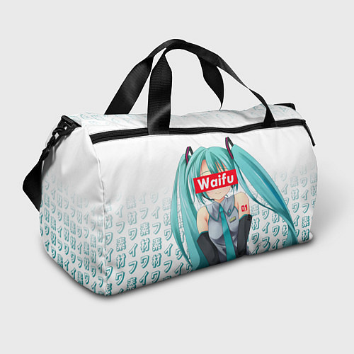 Спортивная сумка Waifu - Hatsune Miku / 3D-принт – фото 1