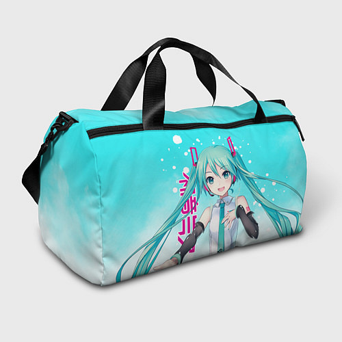 Спортивная сумка Hatsune Miku, Мику Хацунэ / 3D-принт – фото 1