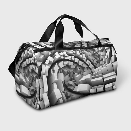 Спортивная сумка Геометрическая объёмная абстракция / 3D-принт – фото 1