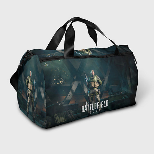 Спортивная сумка Battlefield 2042 - Мария Фальк арт / 3D-принт – фото 1