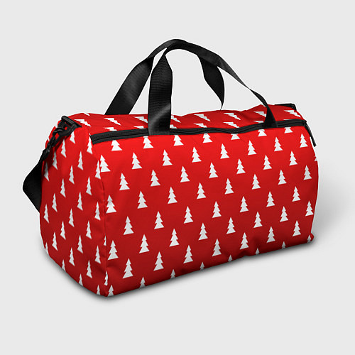 Спортивная сумка НОВОГОДНИЕ ЁЛКИ 2022 / 3D-принт – фото 1