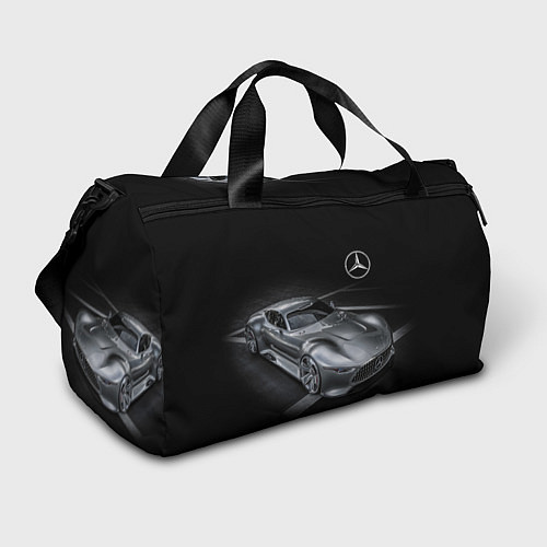 Спортивная сумка Mercedes-Benz motorsport black / 3D-принт – фото 1