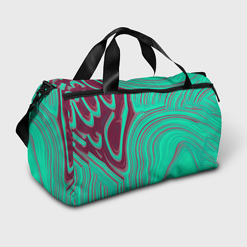 Спортивная сумка Зеленый прилив / 3D-принт – фото 1