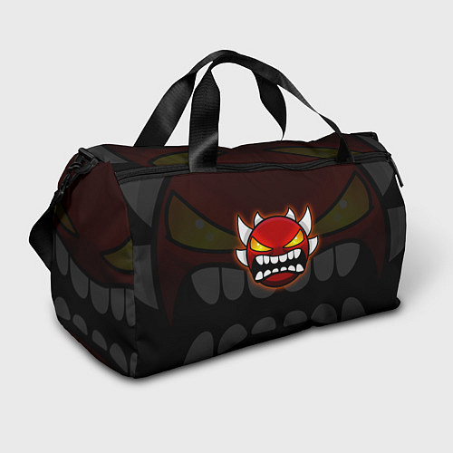 Спортивная сумка Geometry Dash: Red Demon / 3D-принт – фото 1