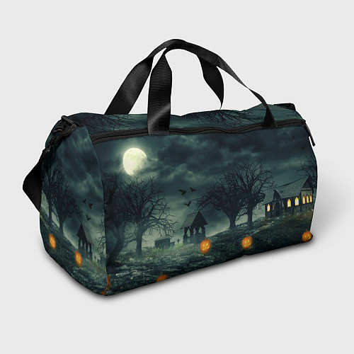 Спортивная сумка Темный Хэллоуин / 3D-принт – фото 1