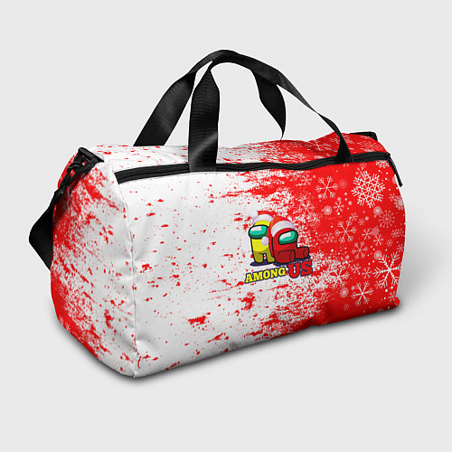 Спортивная сумка Among Us Новогодний 2022 / 3D-принт – фото 1