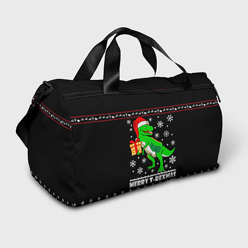 Спортивная сумка Санта Юрского Периода / 3D-принт – фото 1