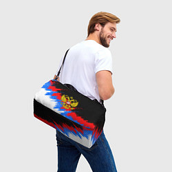 Сумки спортивные ТРИКОЛОР РОССИЯ, БРЫЗГИ КРАСОК, цвет: 3D-принт — фото 2
